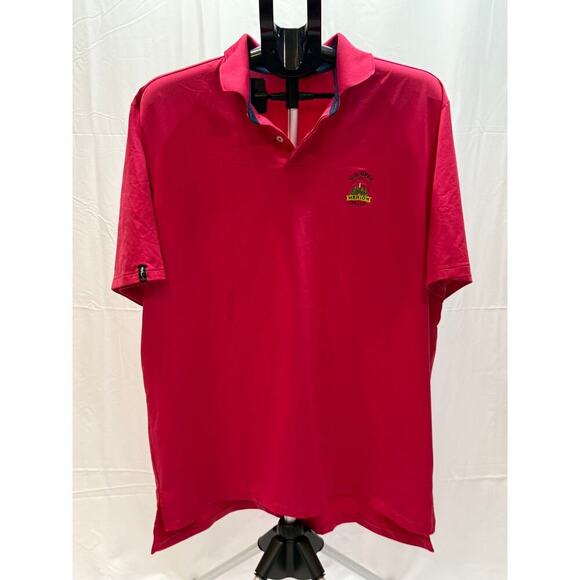 Men's Ralph Lauren Sport Golf Polo Dark Pink 2013 US Open Sz:XL - Picture 1 of 8